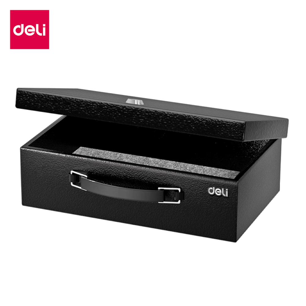 กล่องเซฟ DELI ET612-BK-01 สีดำ